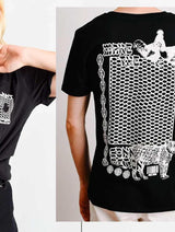 Immaculate Vegan - Plant Faced Clothing Make The Connection Double Tee - Black