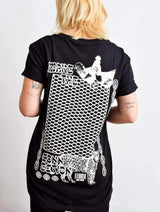 Immaculate Vegan - Plant Faced Clothing Make The Connection Double Tee - Black