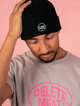 Immaculate Vegan - Plant Faced Clothing Delete Meat - Opal Grey T-Shirt