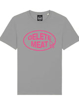 Immaculate Vegan - Plant Faced Clothing Delete Meat - Opal Grey T-Shirt