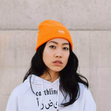Immaculate Vegan - PLANTFACED CLOTHING Plant Faced Beanie - Alarm Orange