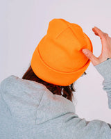 Immaculate Vegan - PLANTFACED CLOTHING Plant Faced Beanie - Alarm Orange