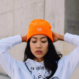 Immaculate Vegan - PLANTFACED CLOTHING Plant Faced Beanie - Alarm Orange