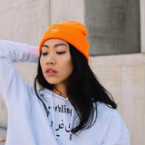 Immaculate Vegan - PLANTFACED CLOTHING Plant Faced Beanie - Alarm Orange