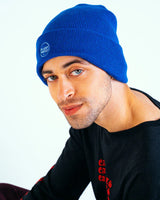 Immaculate Vegan - PLANTFACED CLOTHING Plant Faced Beanie - Royal Blue