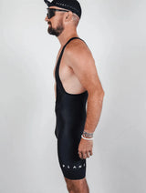 Immaculate Vegan - PLANT ATHLETIC Men's Pro Bib Shorts / Black "PLANT"