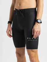 Immaculate Vegan - PLANT ATHLETIC Men's Wompy Half Tight / Black