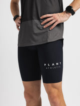 Immaculate Vegan - PLANT ATHLETIC Men's Wompy Half Tight / Black