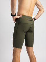 Immaculate Vegan - PLANT ATHLETIC Men's Wompy Half Tight / Olive