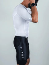 Immaculate Vegan - PLANT ATHLETIC Men's Aero Tri-Suit / Full Gas White