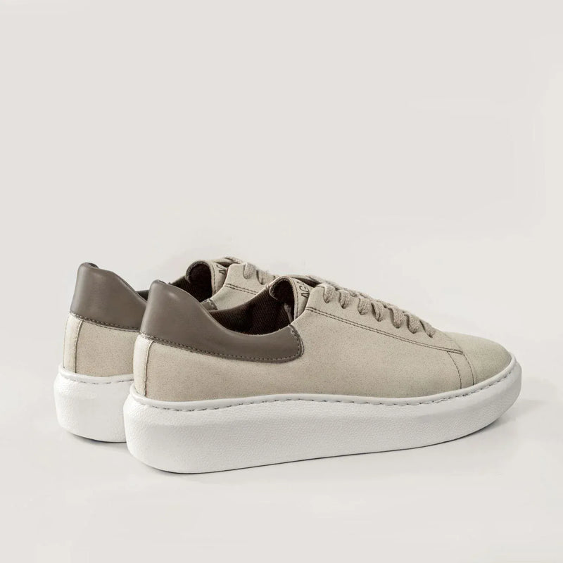 Agazi Emma Vegan Apple Leather Sneakers | Cappucino