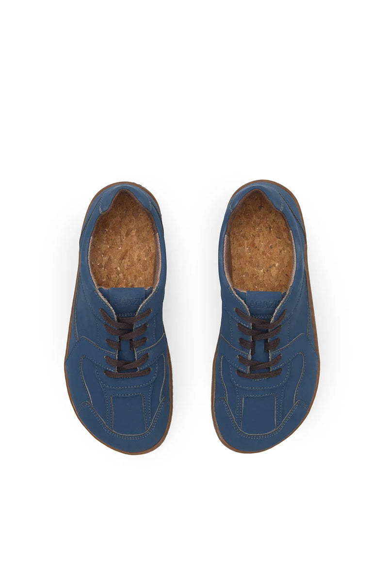 Agazi Bare 2 Ocean Vegan Plant Leather Barefoot Sneakers | Blue