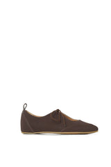 Immaculate Vegan - Agazi Louise Vegan Plant Leather Ballerina Flats | Brown