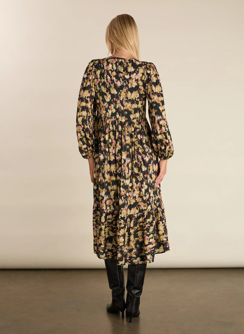 brionna midi dress Cleo Lenzing Printed Midi Dress