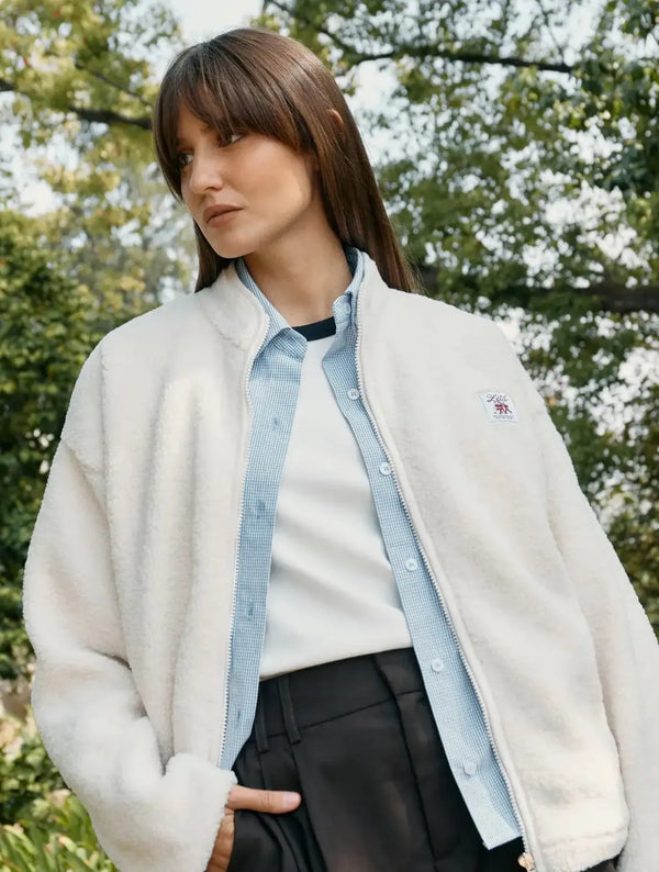 Zèta Veste Sherpa Beige