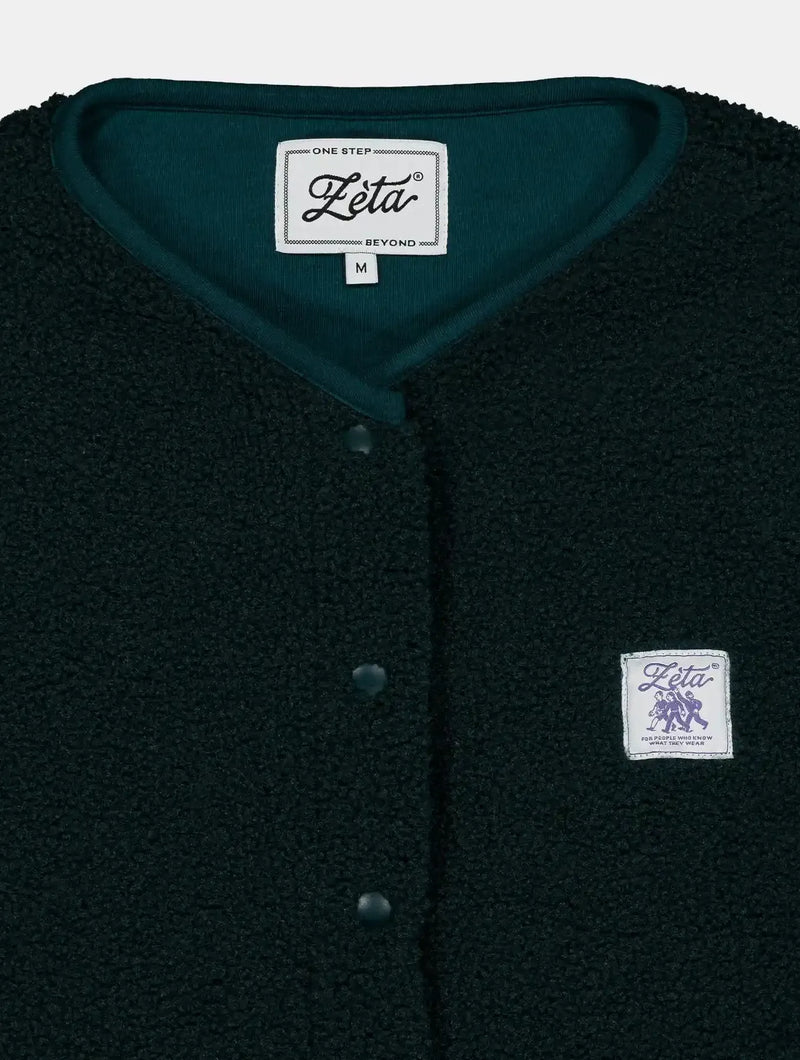 Zèta Veste Sherpa sans manches Forêt