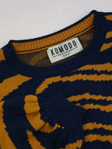 Immaculate Vegan - KOMODO TIGER HOPE - GOTS Organic Cotton Jumper Navy