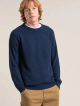 Immaculate Vegan - KOMODO SERGIO - Mens Organic Cotton Jumper Navy