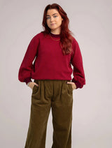 Immaculate Vegan - KOMODO HOPE - Organic Cotton Jumper Wine