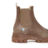 Immaculate Vegan - Lazuli My Corn Leather Matt Chelsea Boots | Kaki