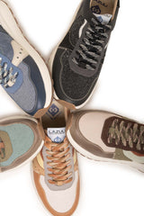 Immaculate Vegan - Lazuli My Corn Leather Vegan Sneakers | Ocean