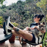 Immaculate Vegan - Voes & Co Harlow Vegan Cactus Leather Chelsea Boots | White