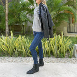 Immaculate Vegan - Voes & Co Harlow Vegan Corn Leather Chelsea Boots | Black