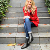 Immaculate Vegan - Voes & Co Harlow Vegan Corn Leather Chelsea Boots | Black