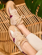 Immaculate Vegan - Minuit sur Terre Rive Women's Vegan Sneakers | Beige