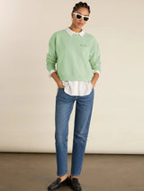 Immaculate Vegan - Baukjen Dorrie Organic Cotton Cropped Sweatshirt | Green