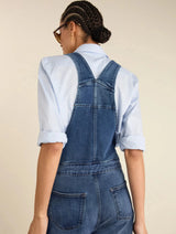 Immaculate Vegan - Baukjen Joanna Organic Cotton Stretch Wide Leg Dungarees | Indigo
