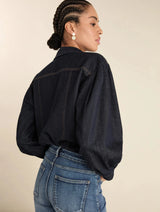 Immaculate Vegan - Baukjen Heather Organic Denim Shirt | Dark Demin