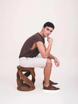 Immaculate Vegan - NAE Vegan Shoes SANDRO Brown