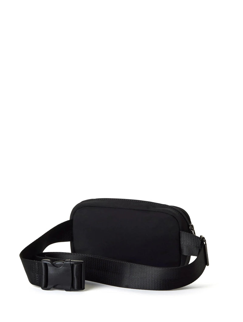 Zoe Mini Nylon Crossbody/Belt Bag | Black – Immaculate Vegan