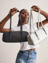 Immaculate Vegan - SKYLA Olivia Baguette Bag | Silver