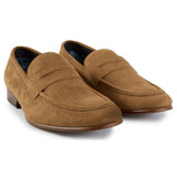 Immaculate Vegan - V.GAN Kola Vegan Suede Loafer Shoes | Tan