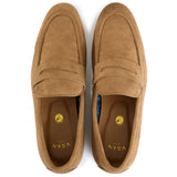 Immaculate Vegan - V.GAN Kola Vegan Suede Loafer Shoes | Tan