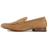 Immaculate Vegan - V.GAN Kola Vegan Suede Loafer Shoes | Tan