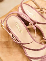 Immaculate Vegan - Minuit sur Terre Airelle Vegan Leather Sandals | Rosewood