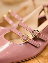 Immaculate Vegan - Minuit sur Terre Harmony Patent Vegan Leather Shoes | Rose Ballet