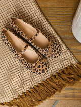 Immaculate Vegan - Minuit sur Terre Silène Vegan Suede Pumps | Leopard Print