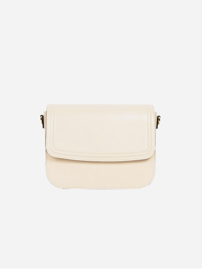 Ashoka Paris Bamboo Leather Brigitte Vegan Shoulder Bag | Cream