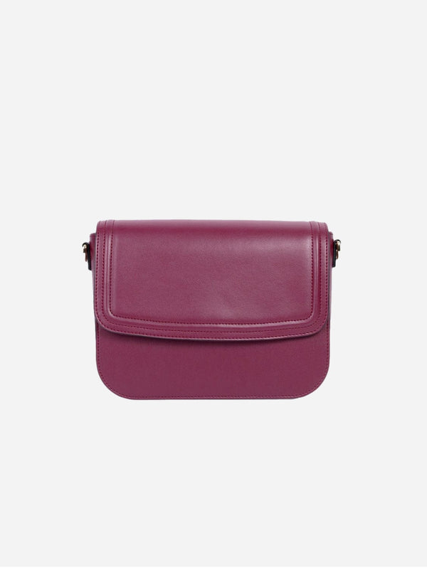 Ashoka Paris Apple Leather Brigitte Vegan Shoulder Bag | Bordeaux