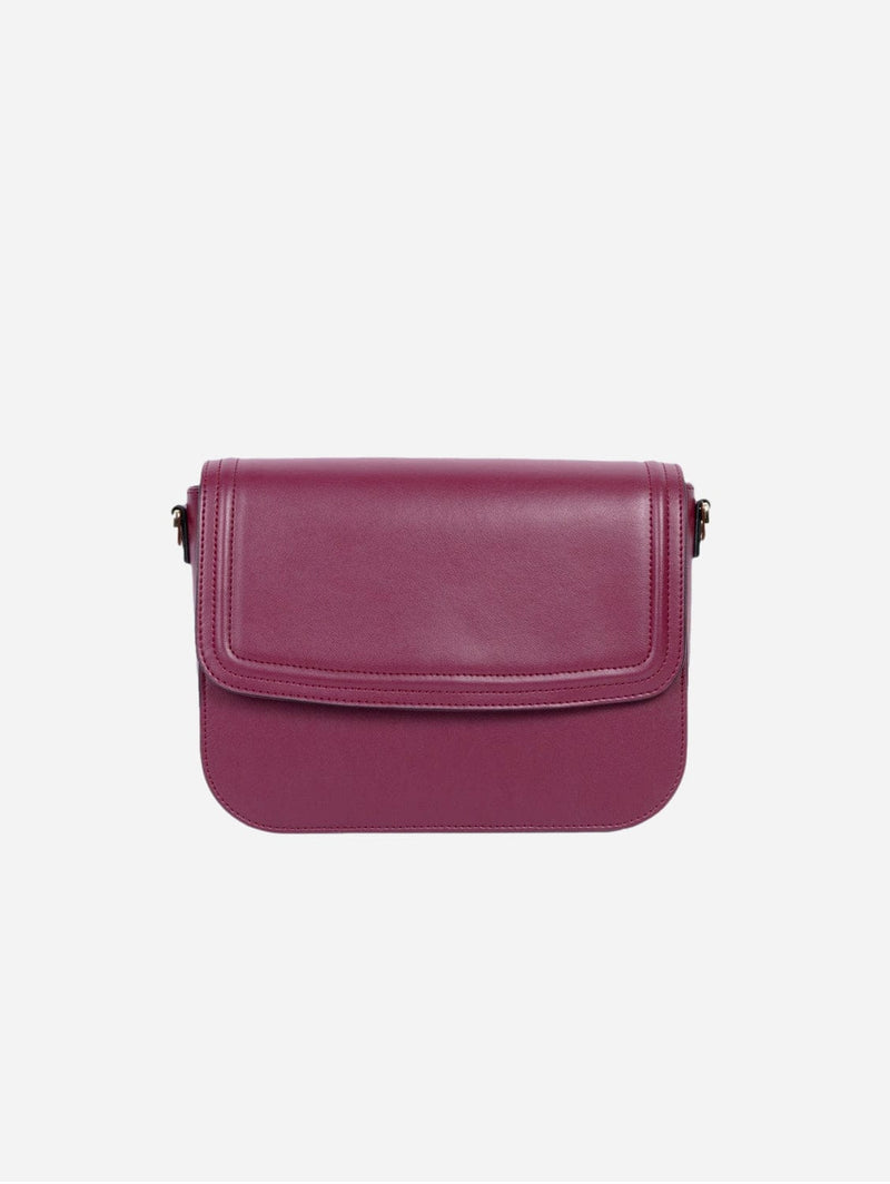 Ashoka Paris Apple Leather Brigitte Vegan Shoulder Bag | Bordeaux