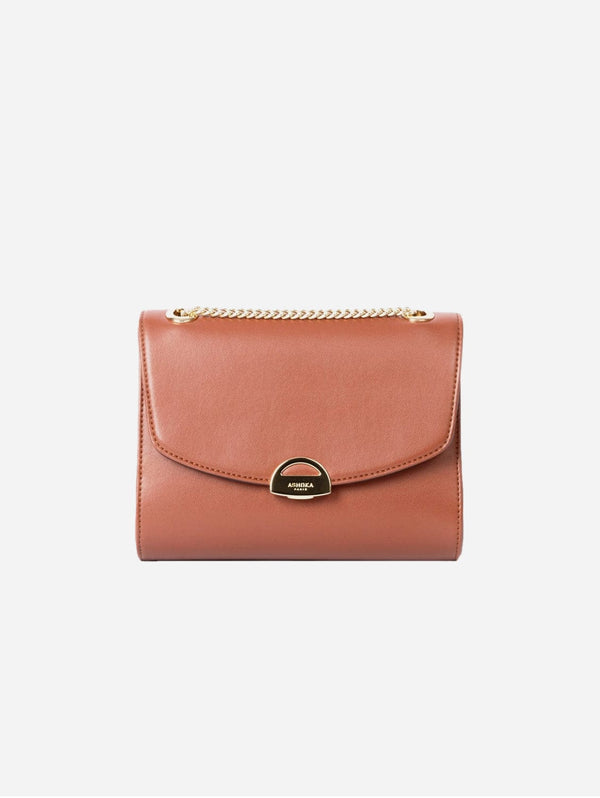 ASHOKA Paris Apple Leather Mini Paname Vegan Shoulder Bag | Camel