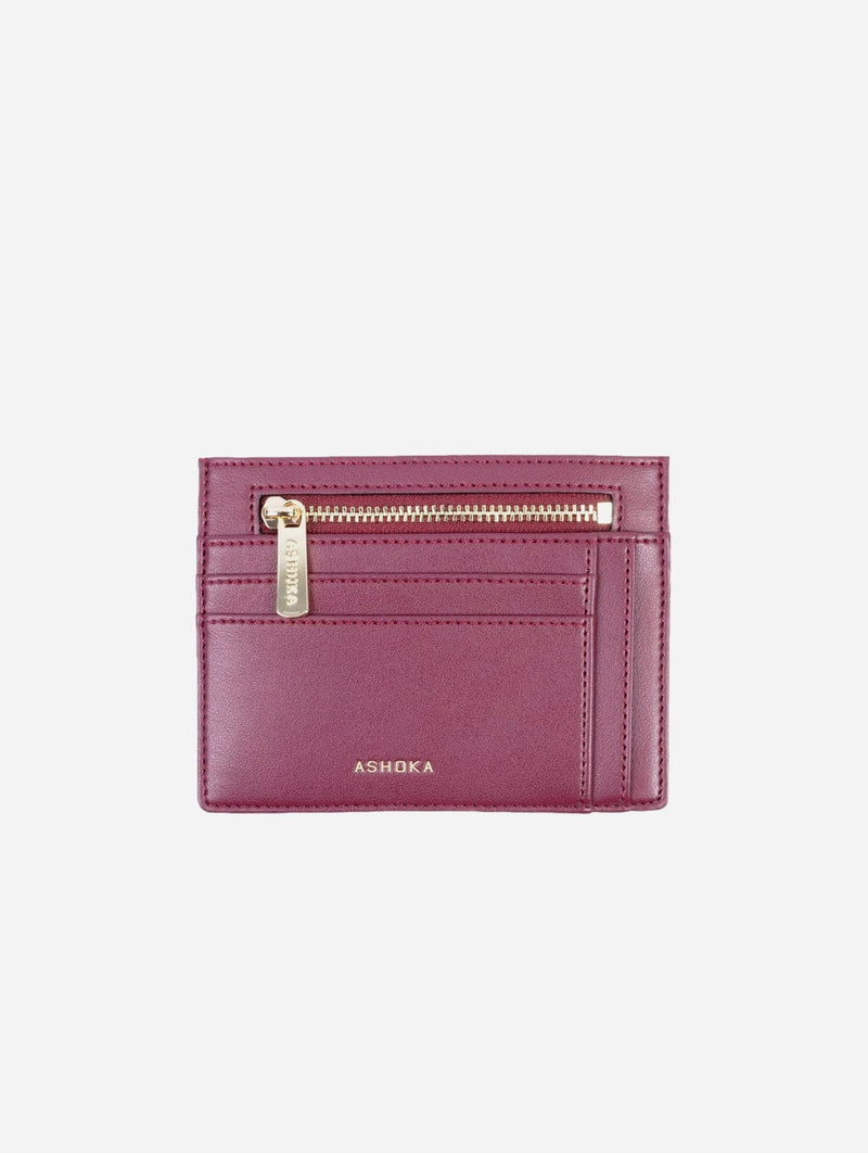 ASHOKA Paris Porte-Cartes Zippé Uppeal™ Bordeaux