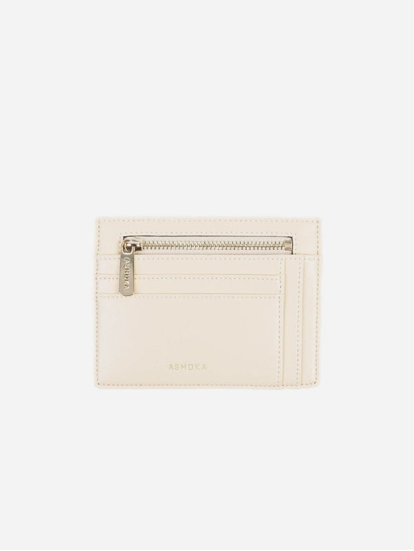 ASHOKA Paris Porte-Cartes Zippé Bambou Sable