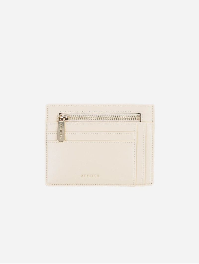 ASHOKA Paris Porte-Cartes Zippé Bambou Sable