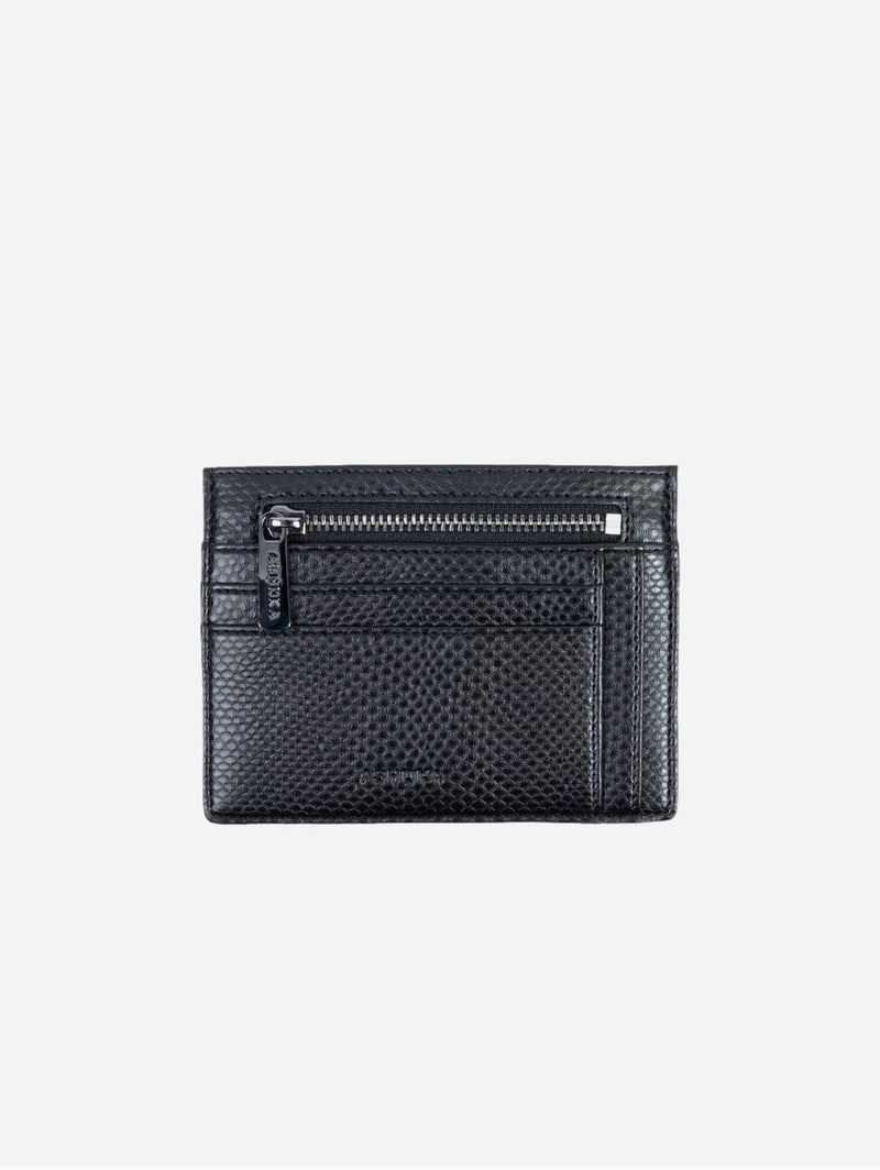 ASHOKA Paris Porte-Cartes Zippé Uppeal™ Lézard Noir