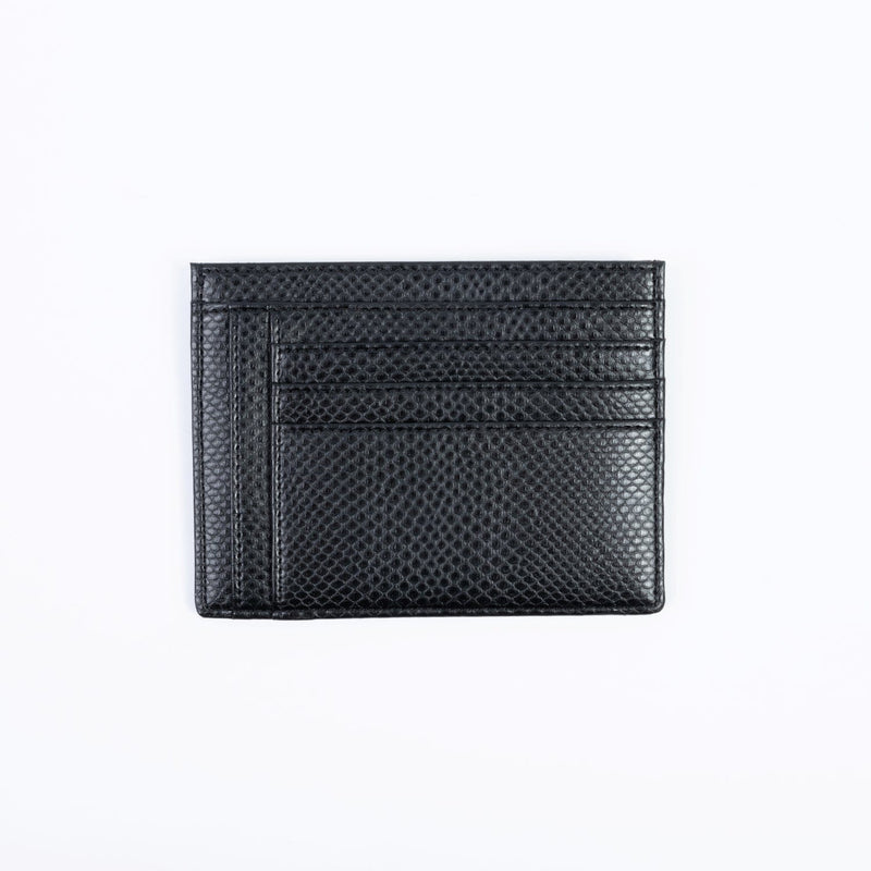 ASHOKA Paris Porte-Cartes Zippé Uppeal™ Lézard Noir